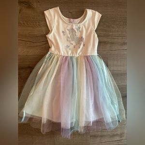 Girls unicorn tutu dress size 6x